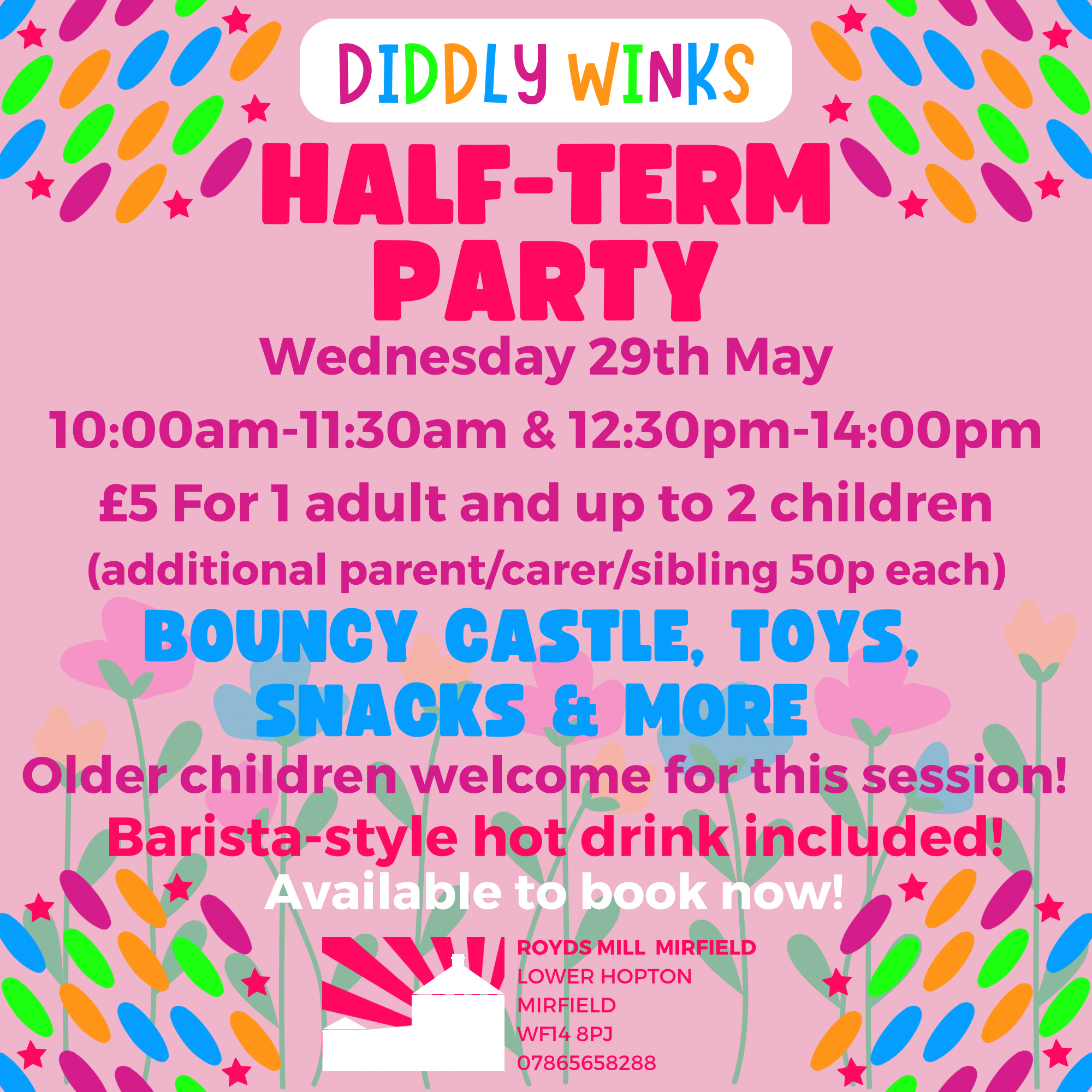 Diddly Winks Half Term Party Morning